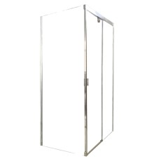 Душевой уголок Cerutti SPA 120x80 Marbella 120-L 7911 профиль Хром стекло прозрачное