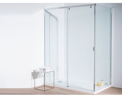 Душевой уголок Cerutti SPA 120x80 Marbella 120-L 7911 профиль Хром стекло прозрачное