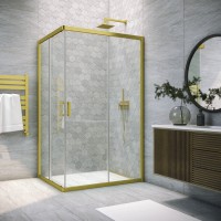 Душевой уголок ZA-F NOVO 95x70 03 01 стекло прозрачное