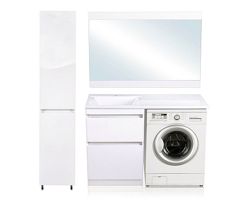 Тумба под раковину напольная Style Line Даллас 110, белая эмаль