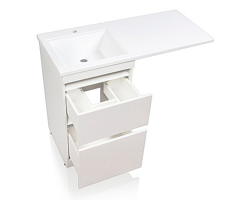 Тумба под раковину напольная Style Line Даллас 110, белая эмаль