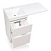 Тумба под раковину напольная Style Line Даллас 110, белая эмаль