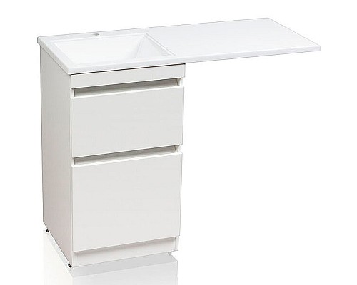 Тумба под раковину напольная Style Line Даллас 110, белая эмаль