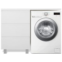 Тумба с раковиной Эстет Dallas Luxe 120 L ФР-00001922 Белая