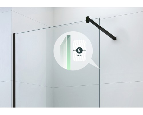 Душевая стенка Berges Sky BLACK 1000