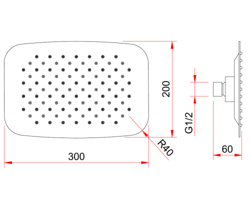 Душевая система Berges Ventas 3O 073009 Хром сильвер