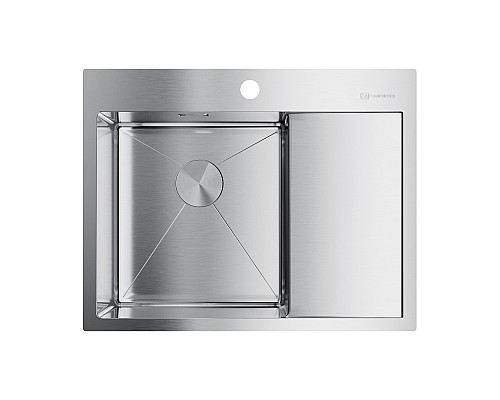Кухонная мойка Omoikiri Akisame 65-IN-L 4973058 нержавеющая сталь
