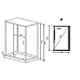 Душевая кабина Timo Premium 120x90 H-520R с баней с гидромассажем