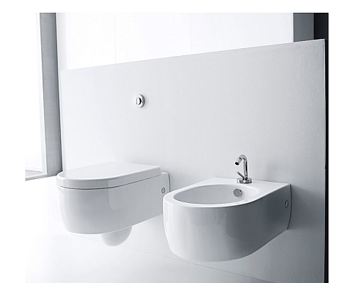 Биде подвесное без ободка Kerasan Flo 312501