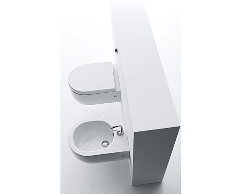 Биде подвесное без ободка Kerasan Flo 312501