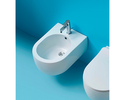 Биде подвесное без ободка Kerasan Flo 312501