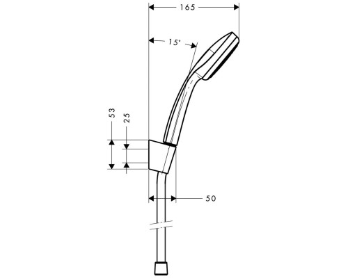 Душевой гарнитур Hansgrohe Croma 27574000 Хром