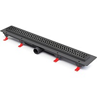 Душевой лоток Paini Harmony 650 CH650HC с решеткой Черный матовый