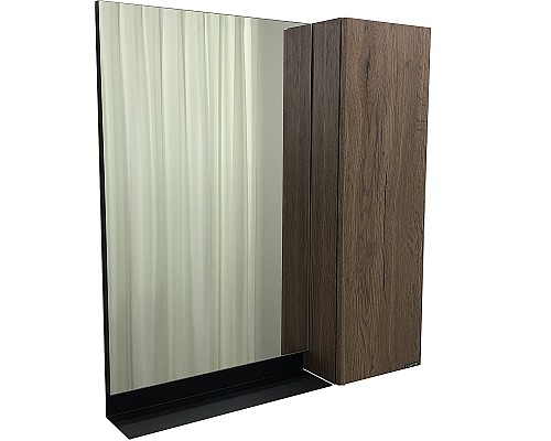 Зеркало со шкафом Comforty Кельн 75 00004149061 Дуб темный