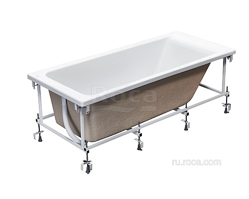 Акриловая ванна Roca Easy ZRU9302899 прямоугольная белая 170x75