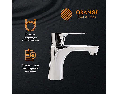 Смеситель для раковины Orange Aristo M19-021cr Хром