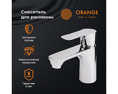Смеситель для раковины Orange Aristo M19-021cr Хром