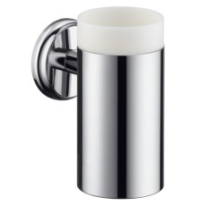 Стакан для зубных щеток керамический Hansgrohe Logis Classic с держателем