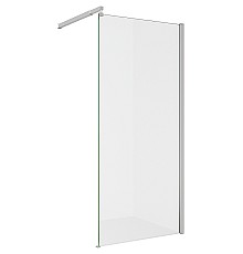 Душевая перегородка Alex Baitler 120 AB29120S1 профиль Хром стекло прозрачное