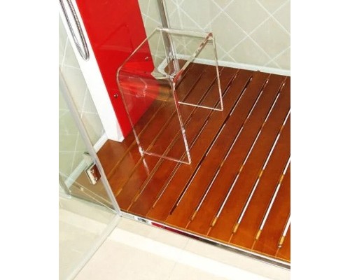 Стульчик для ванной Grossman GRTAB прозрачный