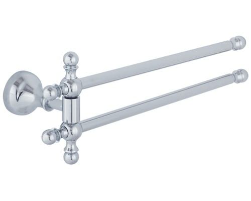 Полотенцедержатель двойной поворотный Veragio Gialetta L30, хром