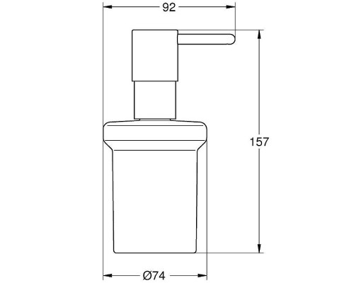 Дозатор для жидкого мыла Grohe Essentials 40394001 Хром