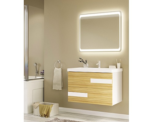 Зеркало Marka One Mix Eco 80 С подсветкой