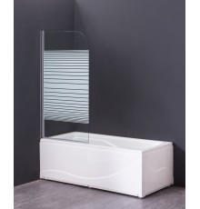 Шторка для ванны Grossman 140x80 алюминиевый профиль