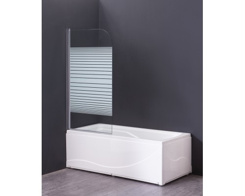 Шторка для ванны Grossman 140x80 алюминиевый профиль