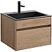 Тумба под раковину Vincea Chiara 60 VMC-2C600NO подвесная N.Oak