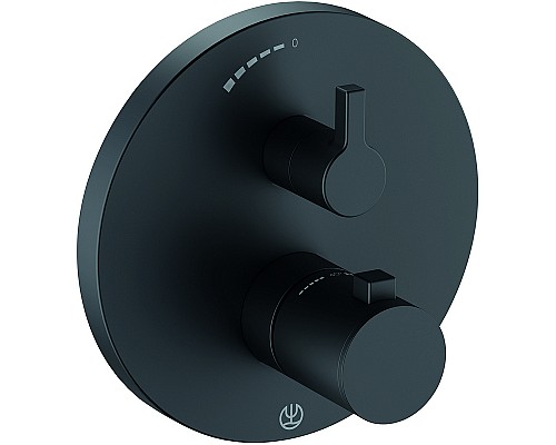 Смеситель для душа Kludi Nova Fonte Puristic 208353915 Черный матовый