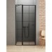 Душевая дверь NEW TRENDY NEW SOLEO BLACK одинарные 90x195 (черный)