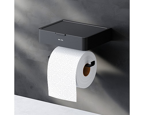 Держатель туалетной бумаги AM.PM Inspire V2.0 A50A341522 Черный матовый Держатель туалетной бумаги AM.PM Inspire V2.0 A50A341522 Черный матовый