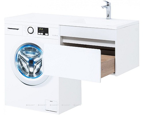 Тумба под раковину Aquanet Токио 120 236916 подвесная Белая