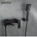 Смеситель для ванны Gappo G07-6 G3207-6 Черный матовый
