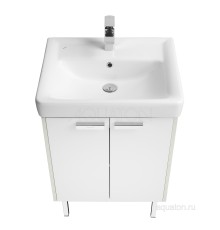 Тумба под раковину Йорк 60 белый, выбеленное дерево Aquaton 1A170201YOAY0