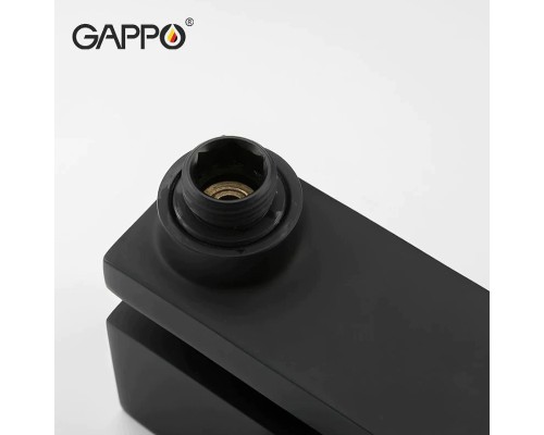 Смеситель для ванны Gappo G07-6 G3207-6 Черный матовый