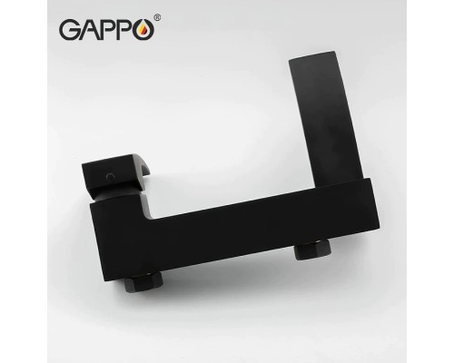 Смеситель для ванны Gappo G07-6 G3207-6 Черный матовый