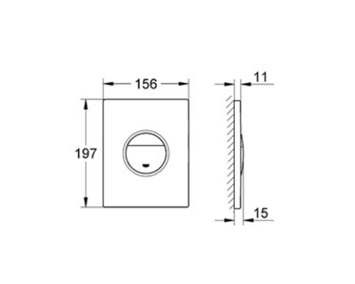 Накладная панель Grohe