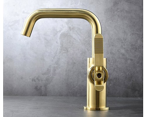 Смеситель на раковину матовое золото Bronze de Luxe 1760'SLoft 1178CG