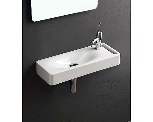 Раковина Scarabeo Soft-Hung-Cube 60 1511 Белая Раковина Scarabeo Soft-Hung-Cube 60 1511 Белая