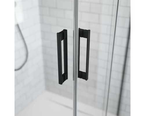 Душевая дверь Radaway Idea Black DWJ 140 R профиль Черный стекло прозрачное
