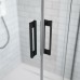 Душевая дверь Radaway Idea Black DWJ 140 R профиль Черный стекло прозрачное