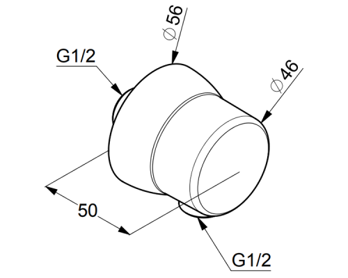 Шланговое подключение Kludi Sirena 6306143-00 Белый