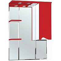 Зеркало со шкафом Bellezza Эйфория 80 R 4619113001031 с подсветкой Красное