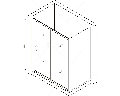 Душевой уголок RGW Passage PA-76 170х120 35087672-11 профиль Хром стекло прозрачное