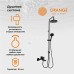 Душевая система Orange Lutz Черная