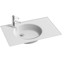 Раковина Jacob Delafon Odeon Rive Gauche 80 EB2562-DE1 Белая матовая