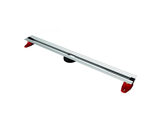 Душевой лоток BERGES SUPER Slim 400 матовый хром боковой