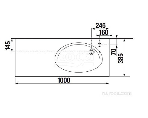 Раковина Roca Etna 100 327009000